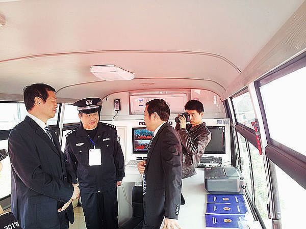 阜阳经济技术开发区分局接车仪式