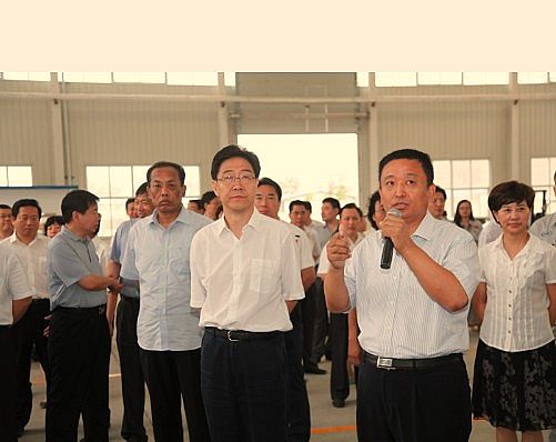 石家庄市常务副市长刘晓军视察我公司企业