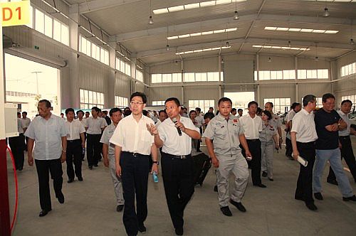 石家庄市常务副市长刘晓军视察我公司企业