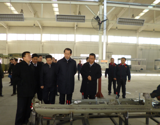 1月22日，石家庄市委副书记、市长王亮到我公司调研调研