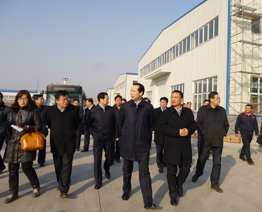 1月22日，石家庄市委副书记、市长王亮到我公司调研调研