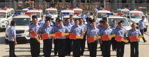 跃迪电动巡逻车发放仪式