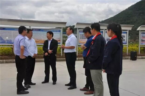 陕西省商洛市常务副市长到陕西跃迪公司调研