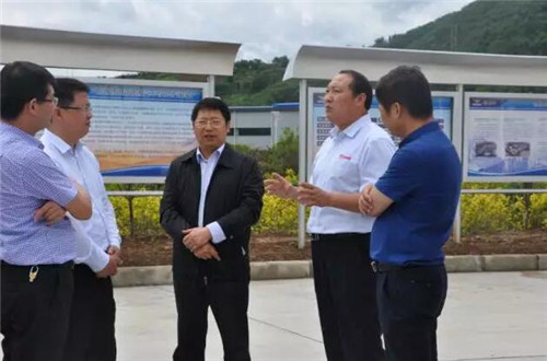 陕西省商洛市常务副市长听取陕西跃迪公司发展情况