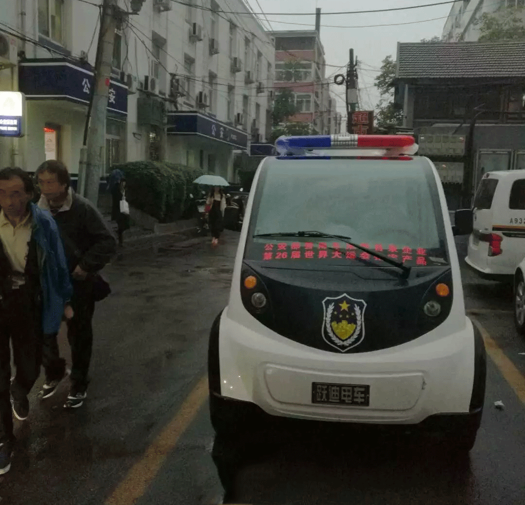 四座电动巡逻车