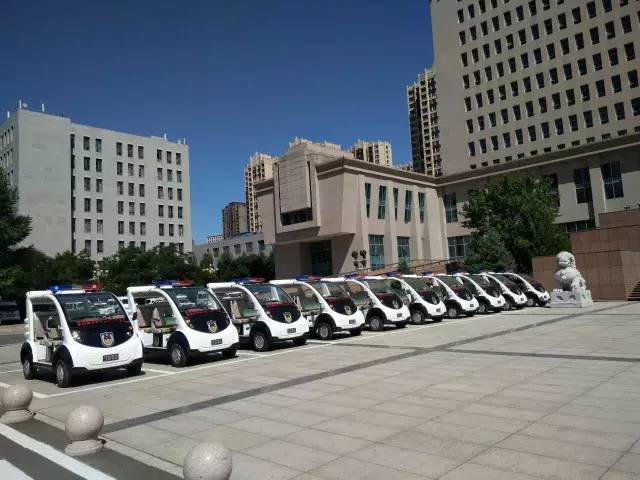 跃迪警用电动巡逻车批量发往呼和浩特市公安局