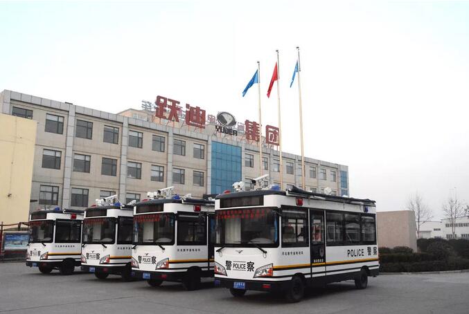 跃迪为年末治安助力-移动警务室发往陕西现场