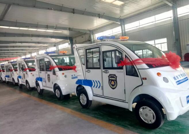 [助力春节城市建设]跃迪电动警用巡逻车发往江西省