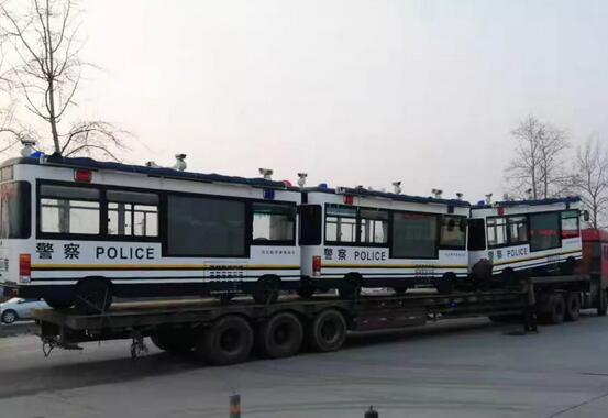 跃迪移动警务室发车冀南地区,铸造安全屏障