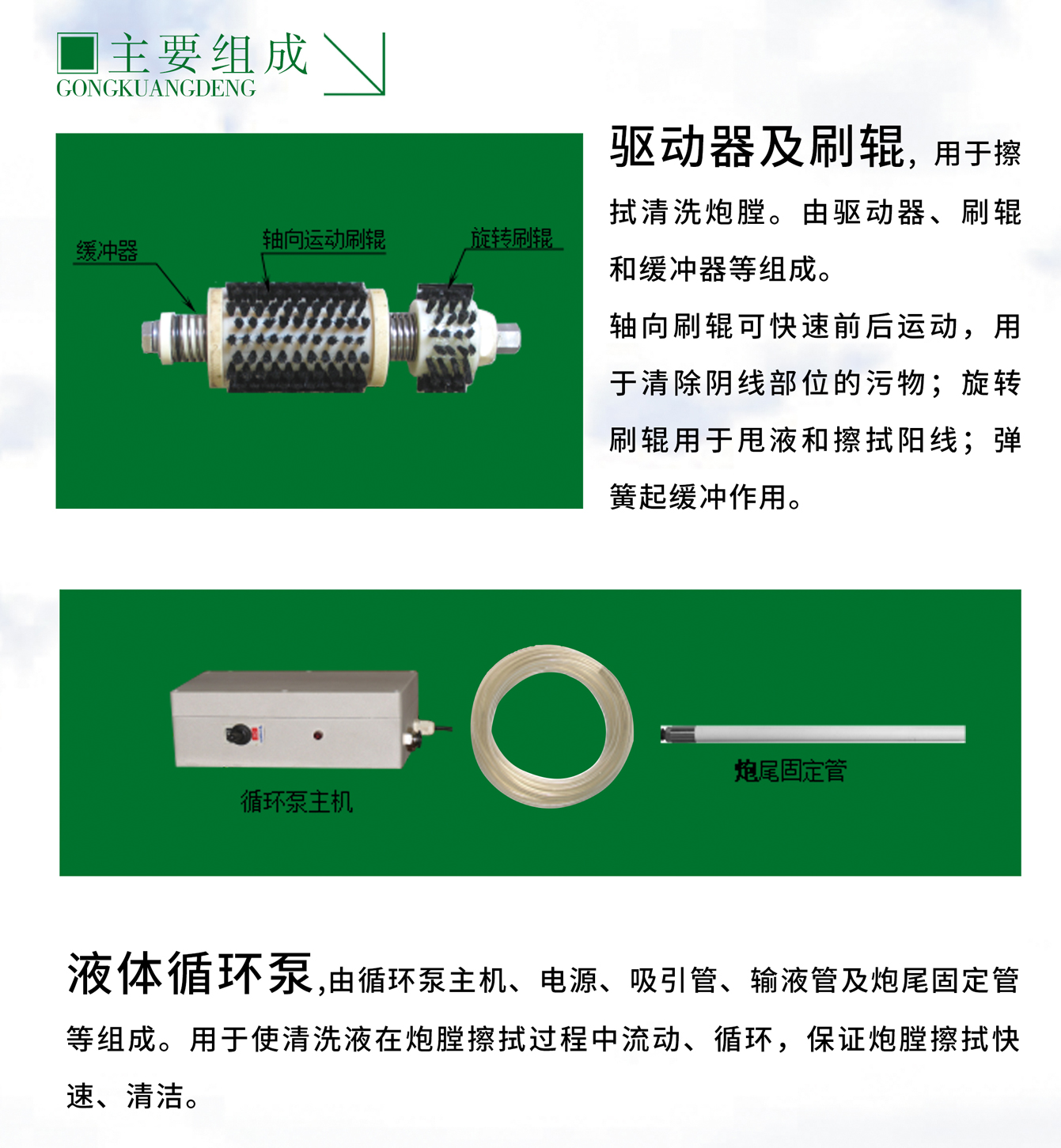 跃迪便携式炮膛擦拭清洗设备新品上线