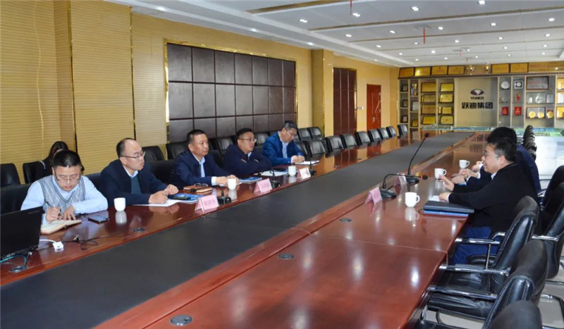 三一集团副总裁周万春一行莅临跃迪集团考察调研