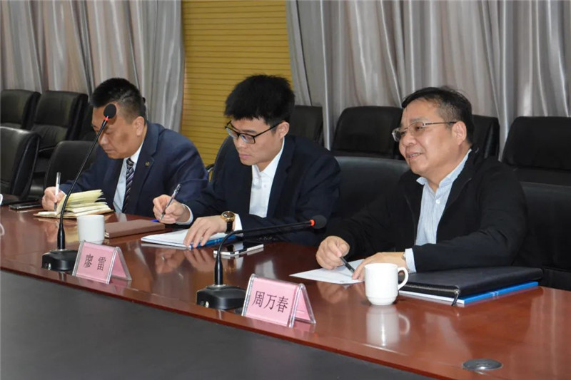 三一集团副总裁周万春一行莅临跃迪集团考察调研