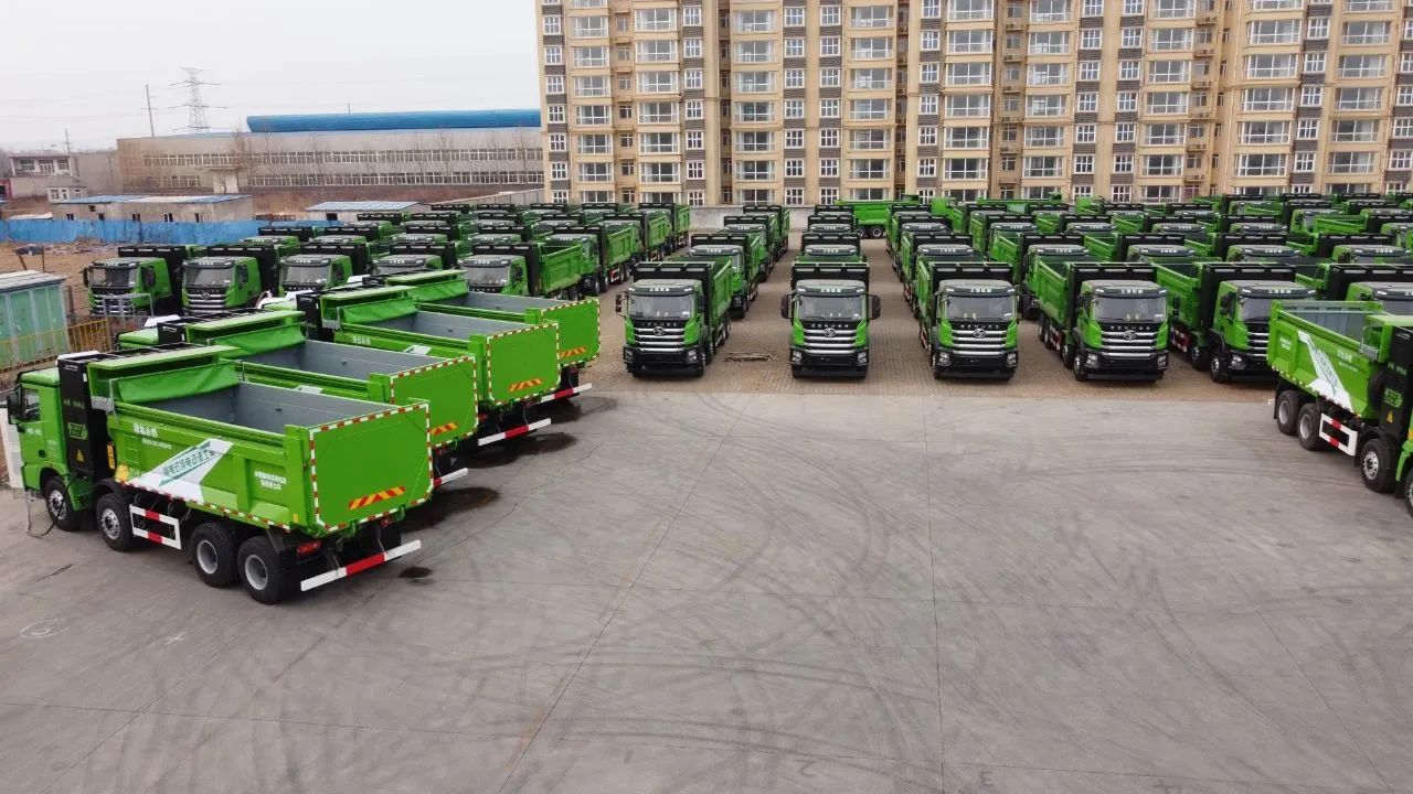 跃迪集团新能源渣土自卸车--绿色低碳 节能减排